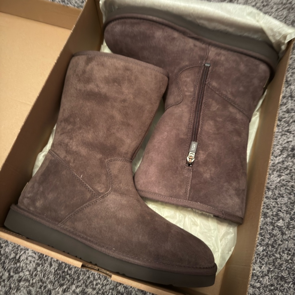 NWT UGG Brown Ankle Boots